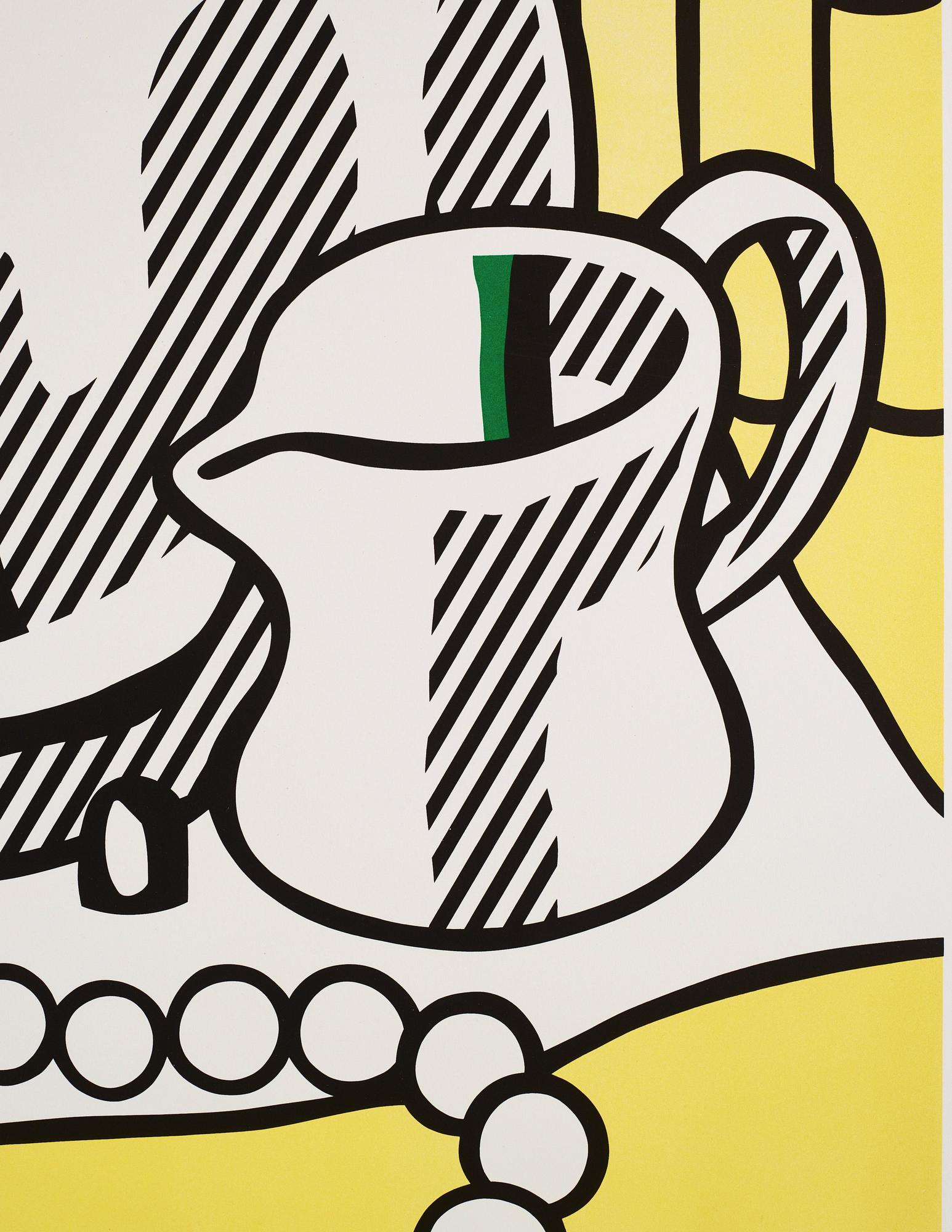 Roy Lichtenstein, "Still Life with Figurine", from Six Still Lifes.