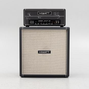 The Hives, Hiwatt "Custom 50", signed amplifier and speaker ca 2010.