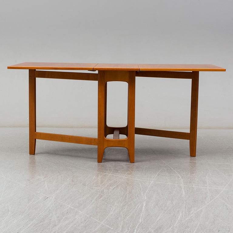 BENDT WINGE, a teak gate-leg table from Kleppes Møbelfabrik, Norway.