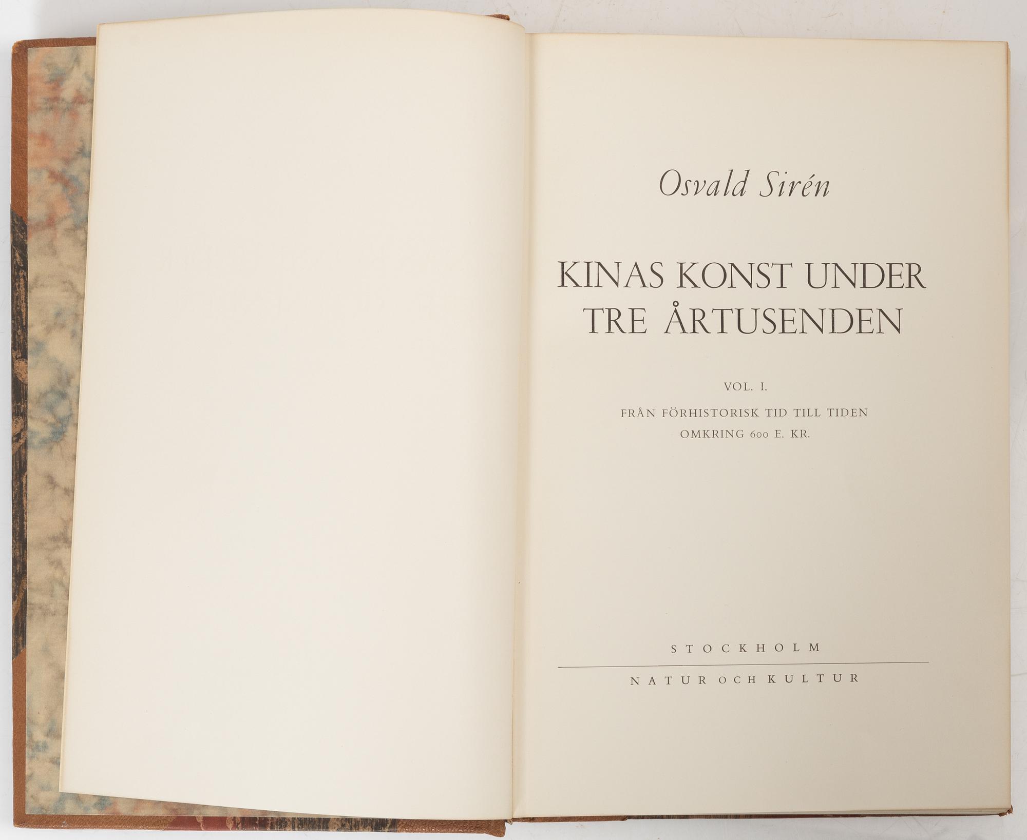 Osvald Sirén, "Chinese Art over Three Millennia", vol I-II, Stockholm 1942 and 1943.