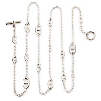 Hermès collar sterling silver "Farandole".