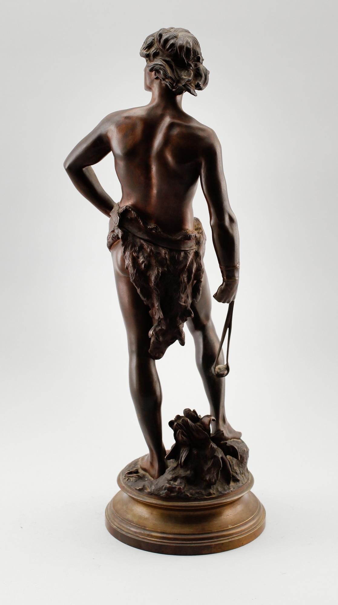 ADRIEN ÉTIENNE GAUDEZ, efter, skulptur, brons, signerad.