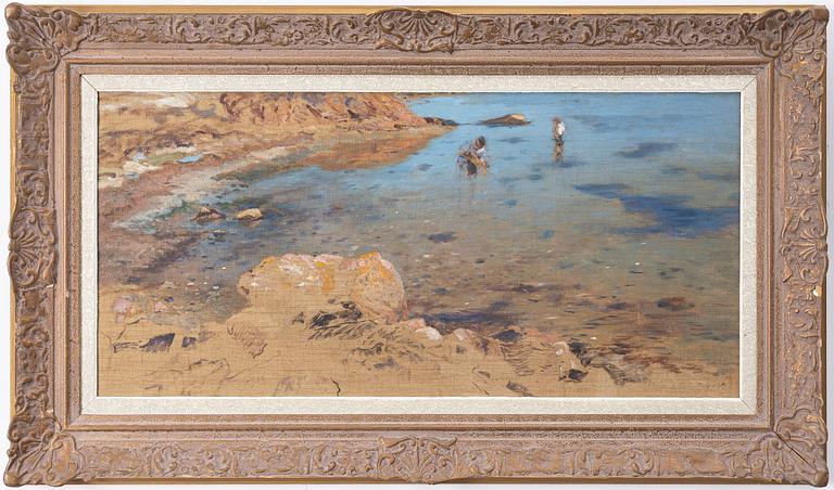Wilhelm von Gegerfelt, Coastal Landscape, Sketch.