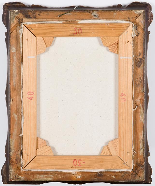 Juhani Honkanen, Asetelma taiteilijatarvikkeilla.