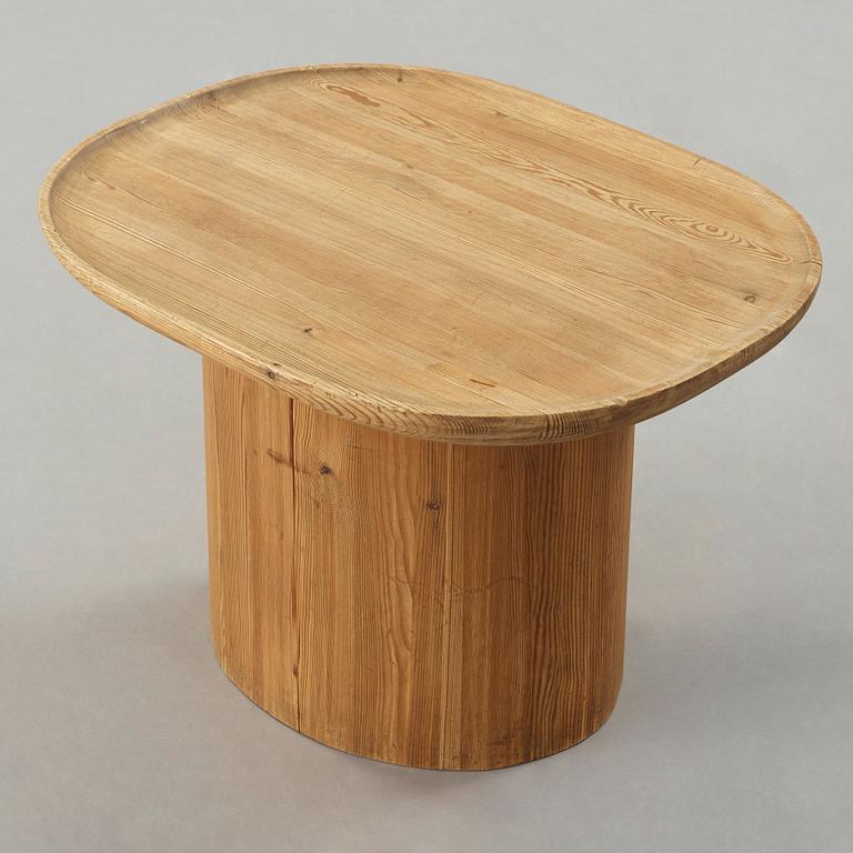 Axel Einar Hjorth, an 'Utö' stained pine table, Nordiska Kompaniet, Sweden 1930's.