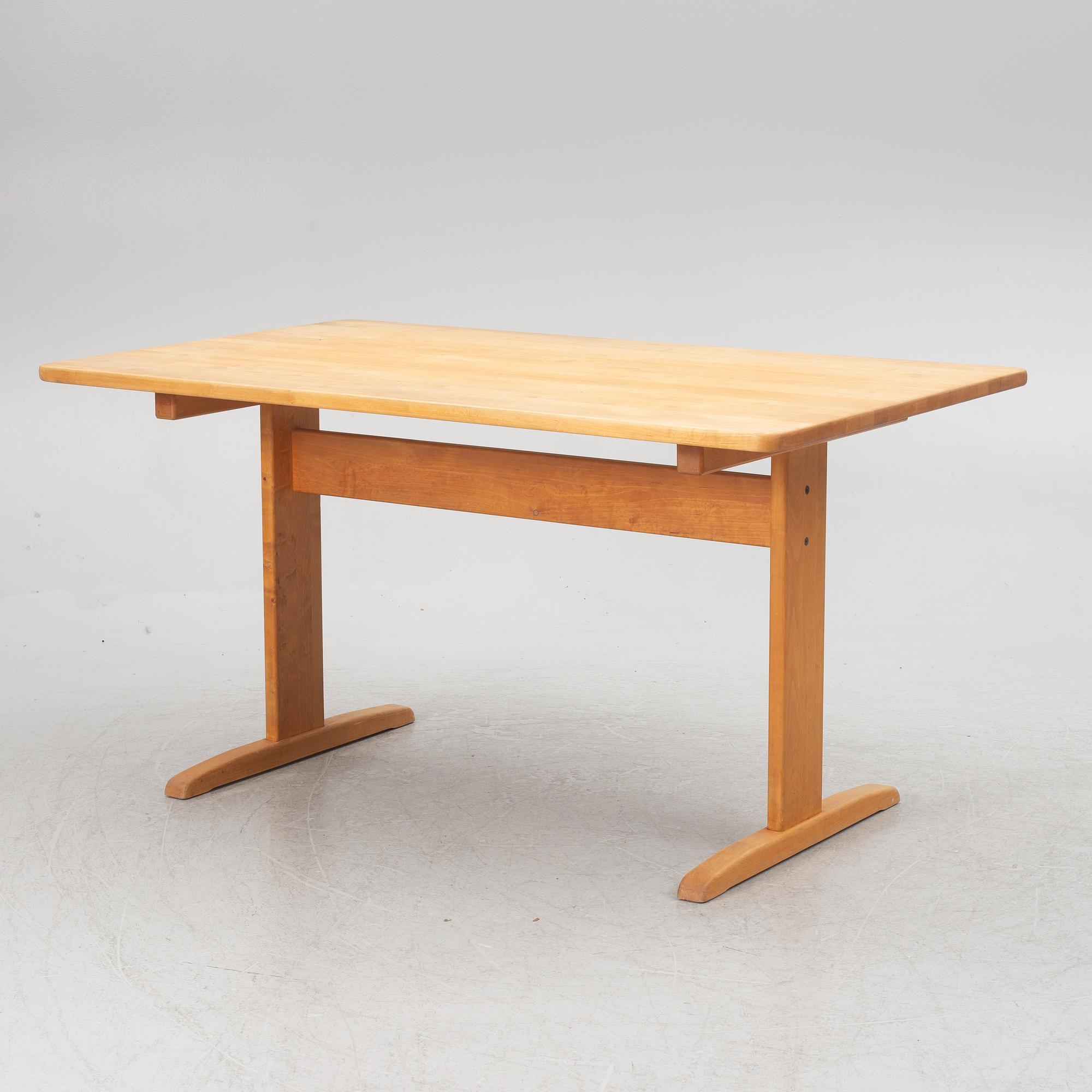 Yngve Ekström, dining table "Björka", second half of the 20th century.