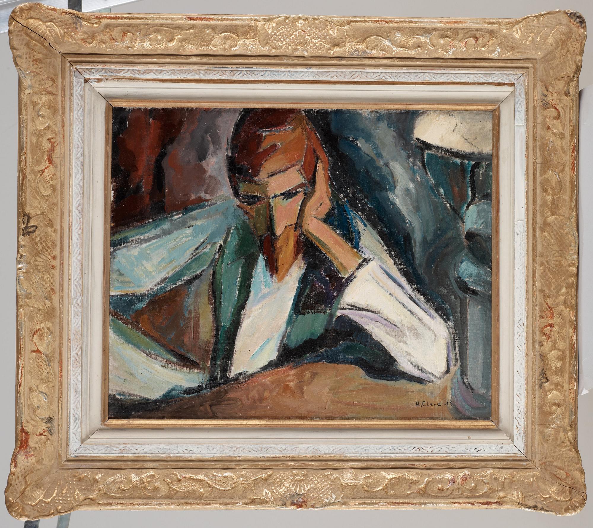 Agnes Cleve, Porträtt av John Jon-And.
