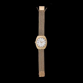 ARMBANDSUR, 18 k guld, Eweco, Swiss Made. Vikt ca 66 g.