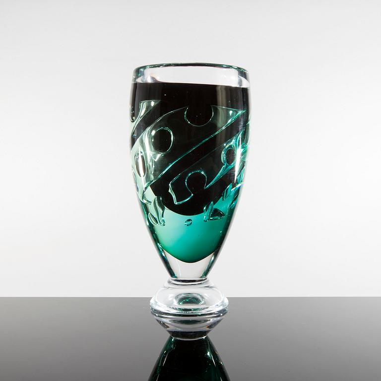 BENGT EDENFALK, vas, glas, signerad.
