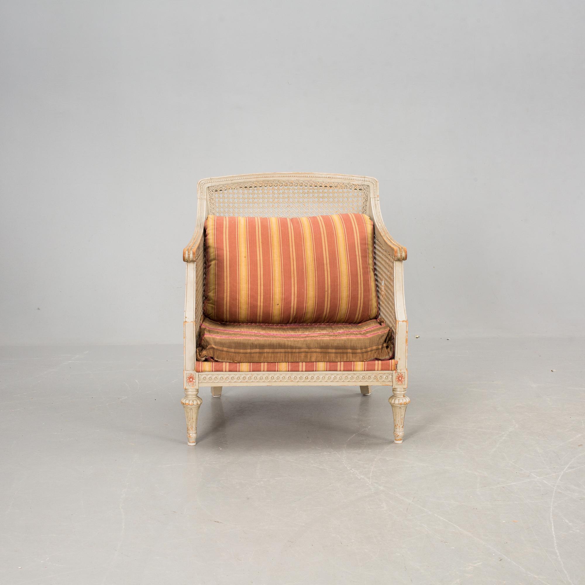 FÅTÖLJ, Louis XVI-stil. 1900-tal.