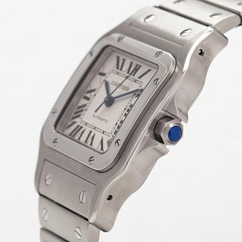 Cartier, Santos, wristwatch, 32 x 32 mm.