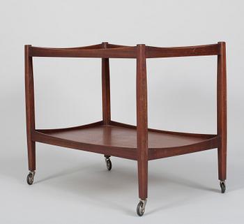 SERVERINGSVAGN, teak, möjligen Danmark. 1960-tal.