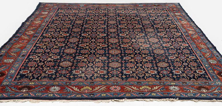 A semi-antique Bidjar carpet, Western Persia, c. 374 x 286 cm.