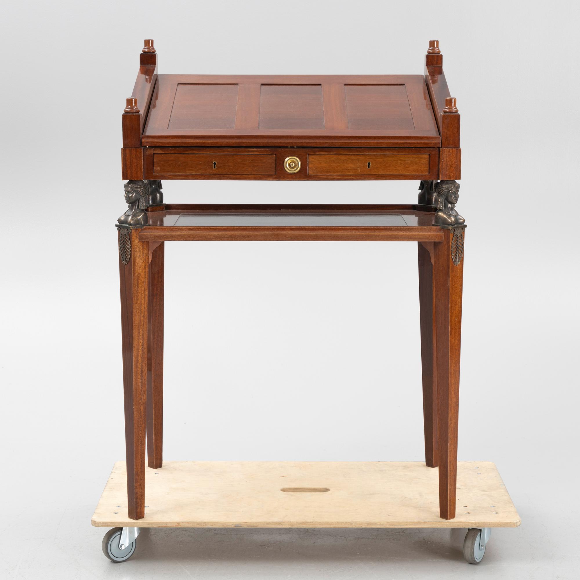 An Empire style standing desk/pulpet, mid/second half of the 20th century.