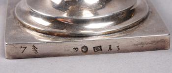 NATTLJUSSTAKE, silver, Lorentz Schröder Landskrona 1807.