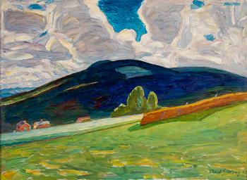 Axel Sjöberg, oil on canvas, signed and dated -45.