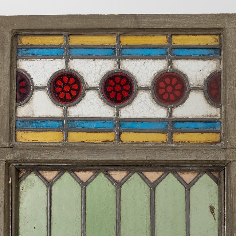 Stained glass window, 18th–20th century.