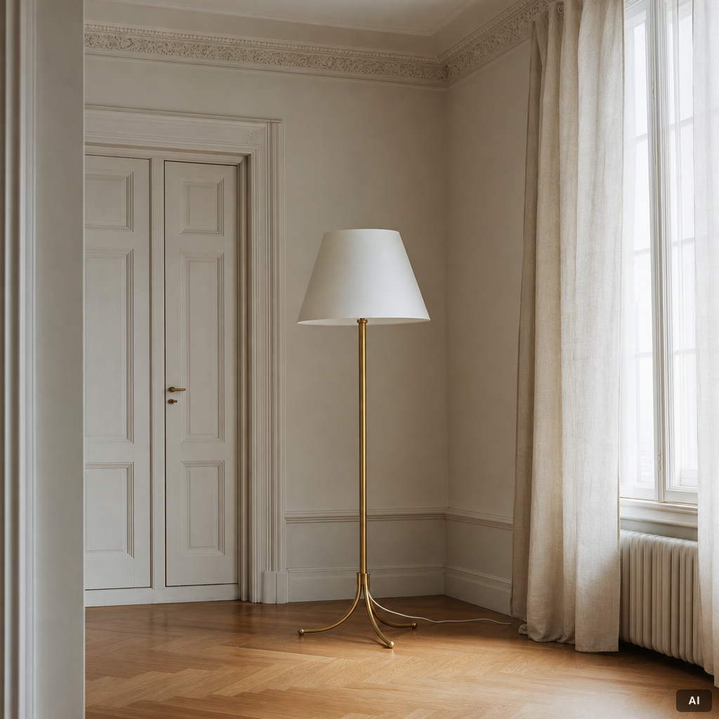 Josef Frank, Golvlampa, modell G 2326, Firma Svenskt Tenn.