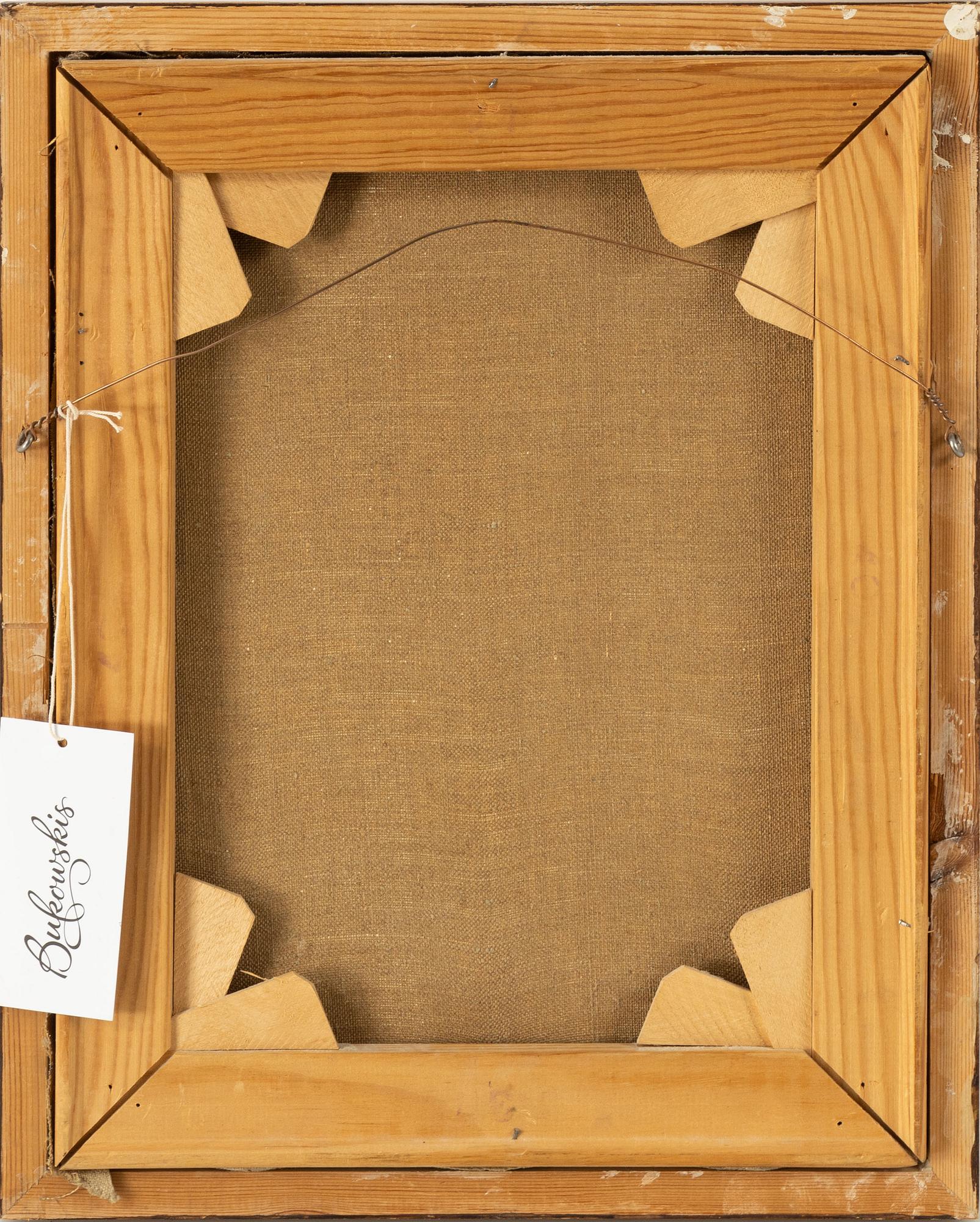 Marcus Collin, oil on canvas, signed and dated 1907.