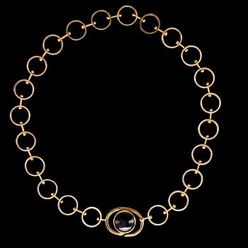 NECKLACE, gold. Weight 67,4 g. Göteborg 1961.