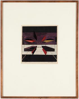 STEN EKLUND, gouache, signed and dated 1967.