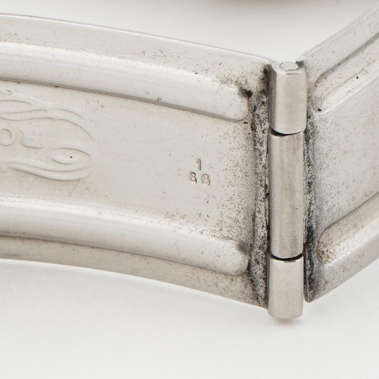 ROLEX, Oyster Perpetual, Chronometer, "Semi Bubble Back", wristwatch, 34,5 mm.