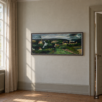 Lars Boëthius, Landscape with Factories and Houses.