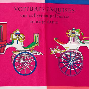 Hermès, scarf, "Voitures Excuises".