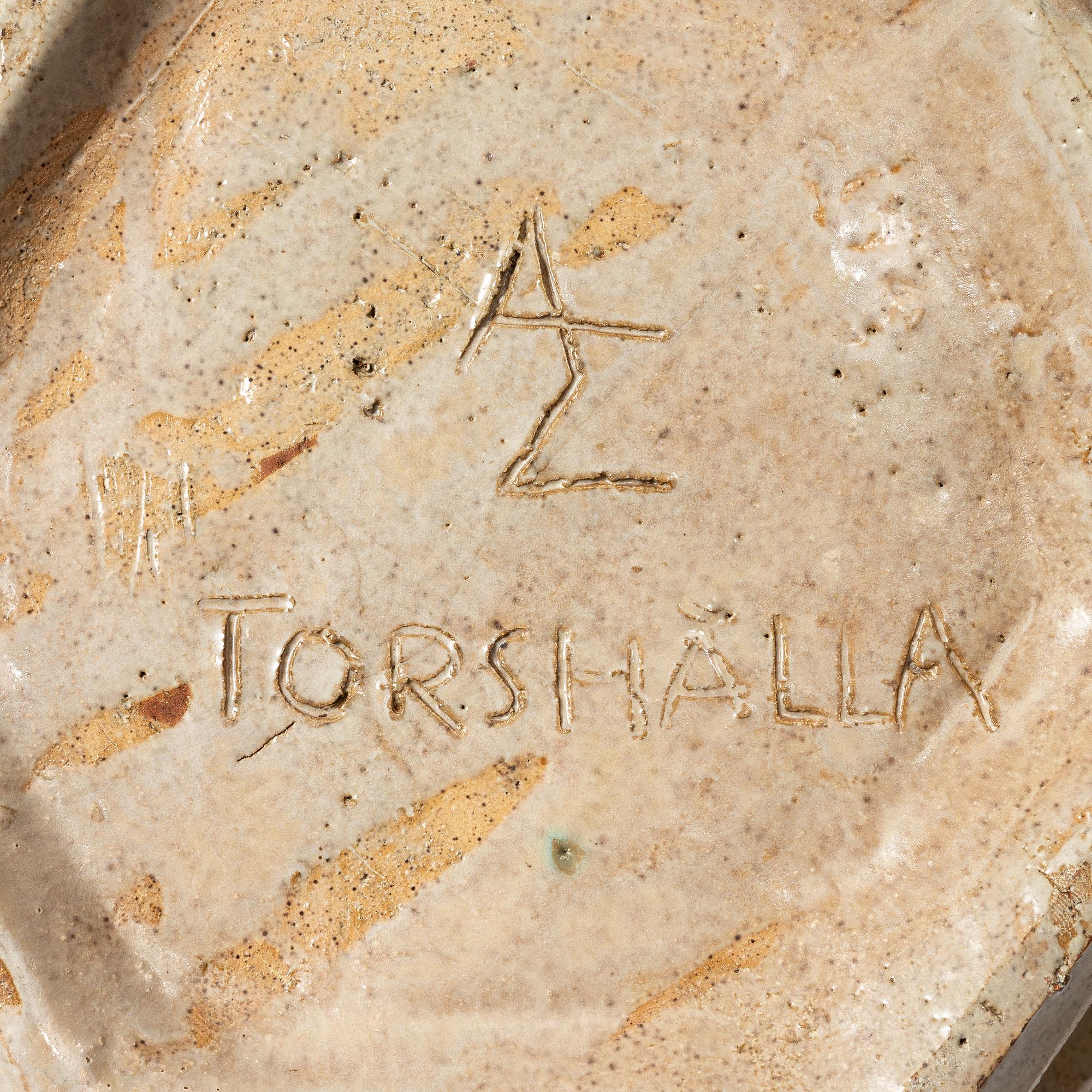 Allan Ebeling, a glazed ceramic bowl, Torshälla.