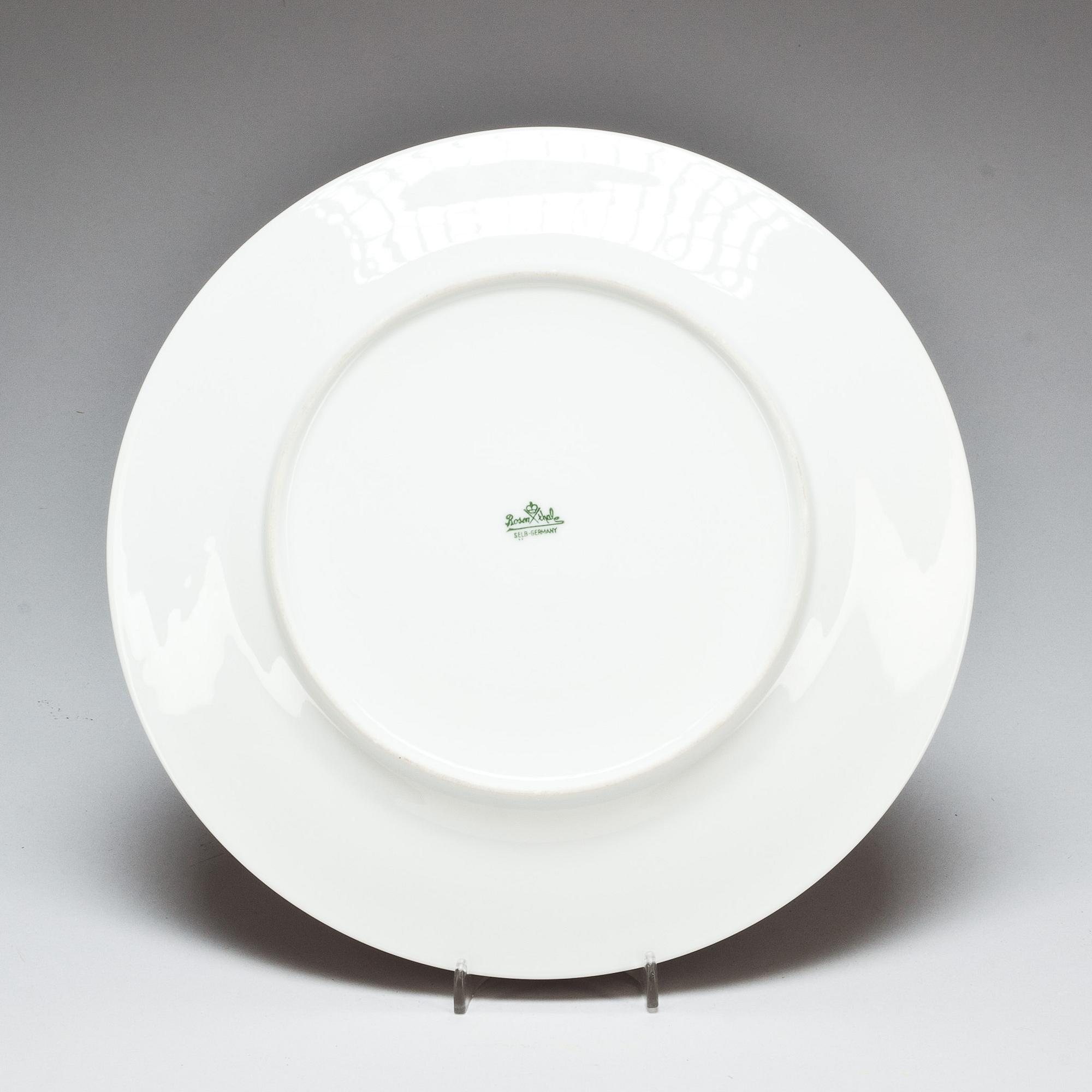 TALLRIKAR, 24 st, porslin, Rosenthal.