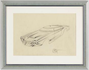 A pencil designsketch by Studio Michelotti