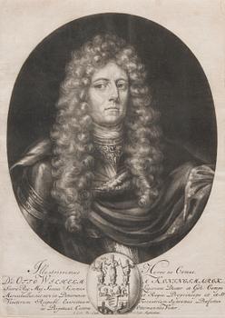 A COPPER ENGRAVING, 17th Century.