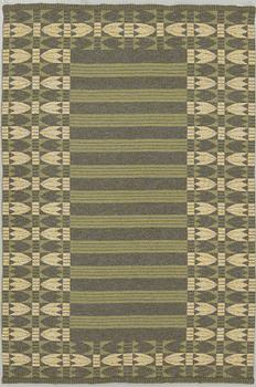 MATTA, maskinvävd dubbelsidig. 1950-60-tal. 204x134 cm.