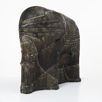 Bertil Vallien, Skulptur, elefant, ur "Terra"-serien, Rörstrand.