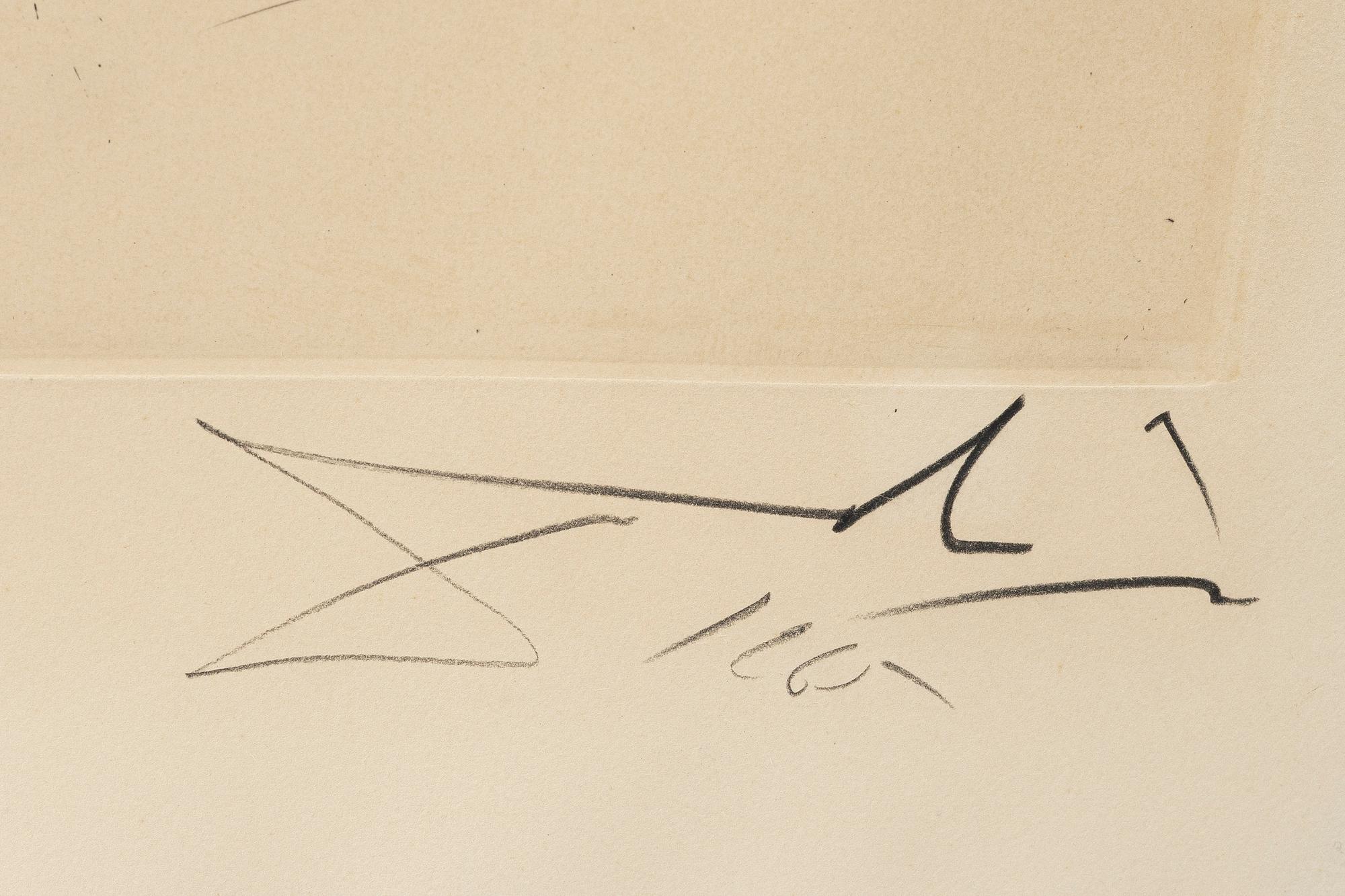 Salvador Dalí, "Poseidon", from "Mythologie".