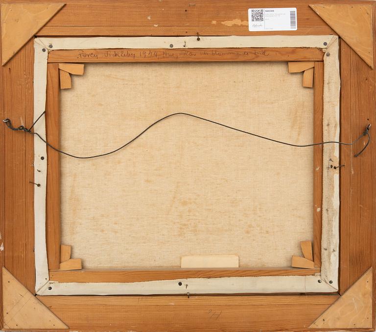 Arthur Percy, 'Husgavlar och blommande träd (House gables and flowering trees)'.