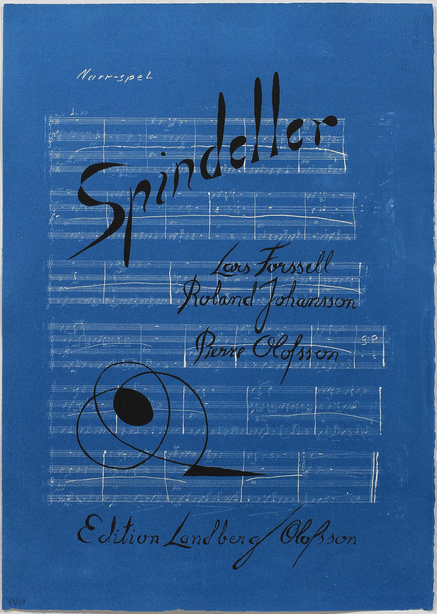 PIERRE OLOFSSON,  seriegrafier, 5 st. Sign o numr 47/60.