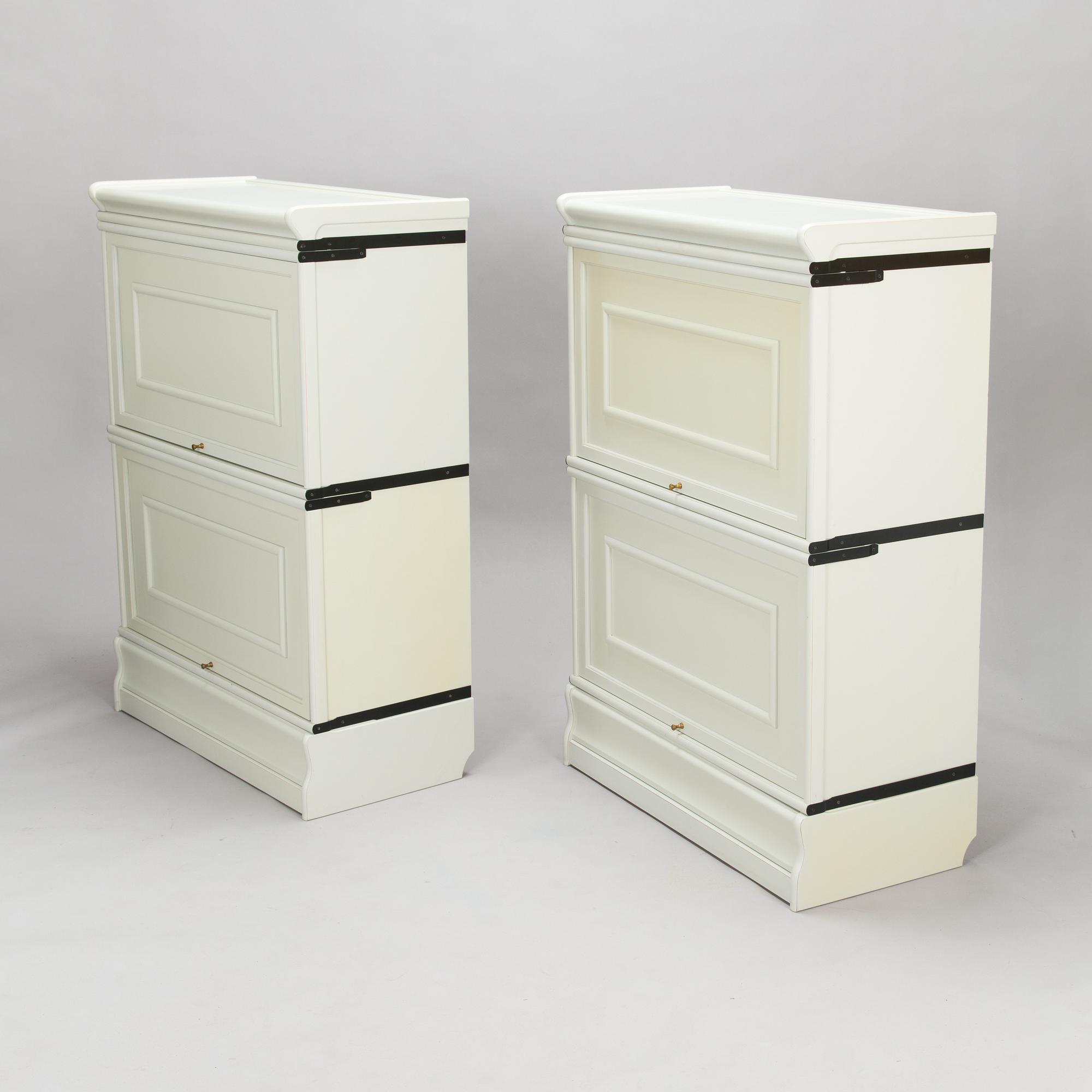 A 21st century 4-piece book cabinets / media storage for Boknäs.