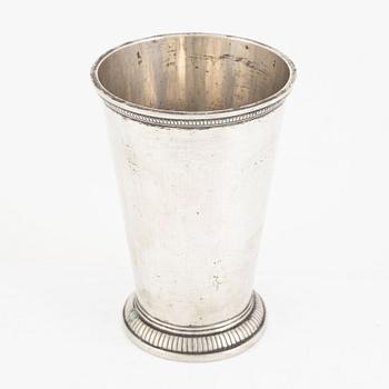 Carl Fredrik Carlman, bägare, silver, Stockholm 1945.