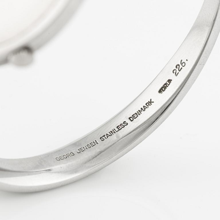 Georg Jensen, L.U.Chopard & Cie, designed by Torun Bülow, wristwatch, 33 mm.