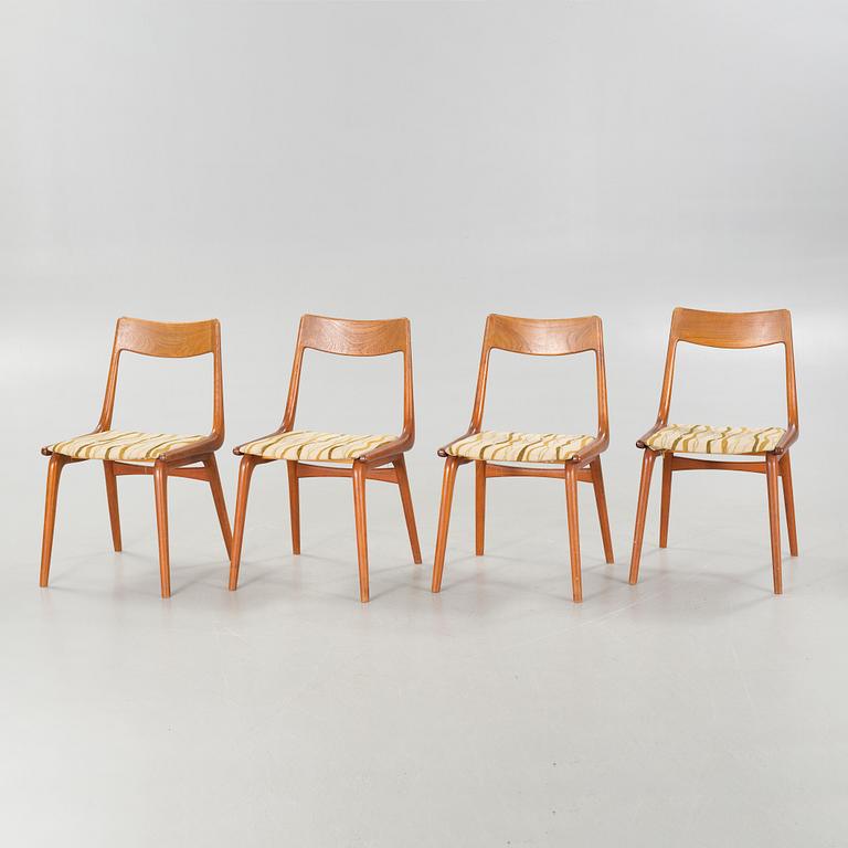 ALFRED CHRISTIANSEN, 4 st, modell 370, Slagelse Møbelvaerk, 1900-talets andra hälft.