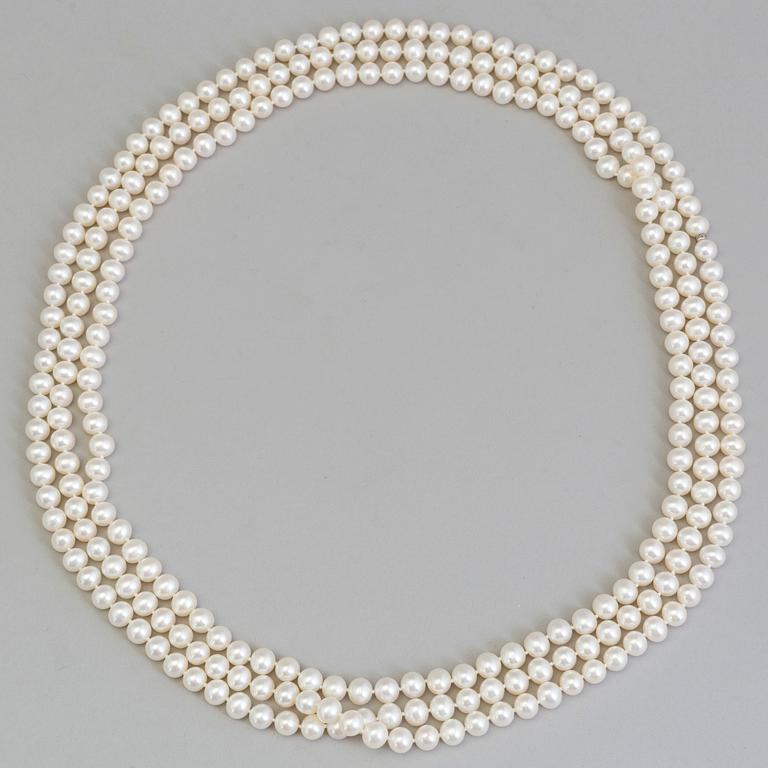 A cultured pearl necklace, Tiffany & Co.