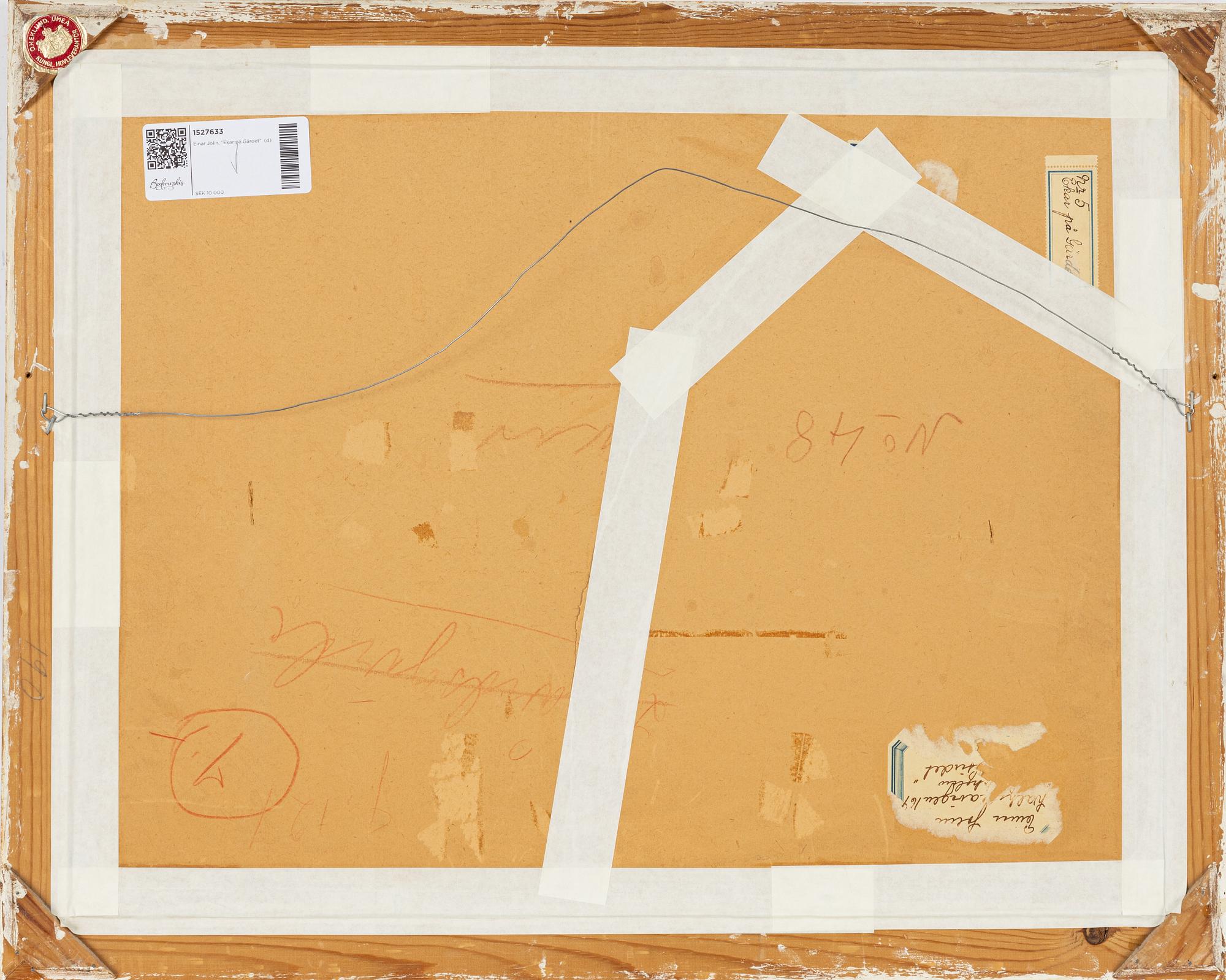 Einar Jolin, "Ekar på Gärdet".