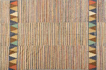 A Swedish flat weave carpet 1930/40's ca 255 x 179 cm.