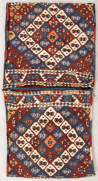 Saddle bag Kashagai Khorjin old 112x57 cm.