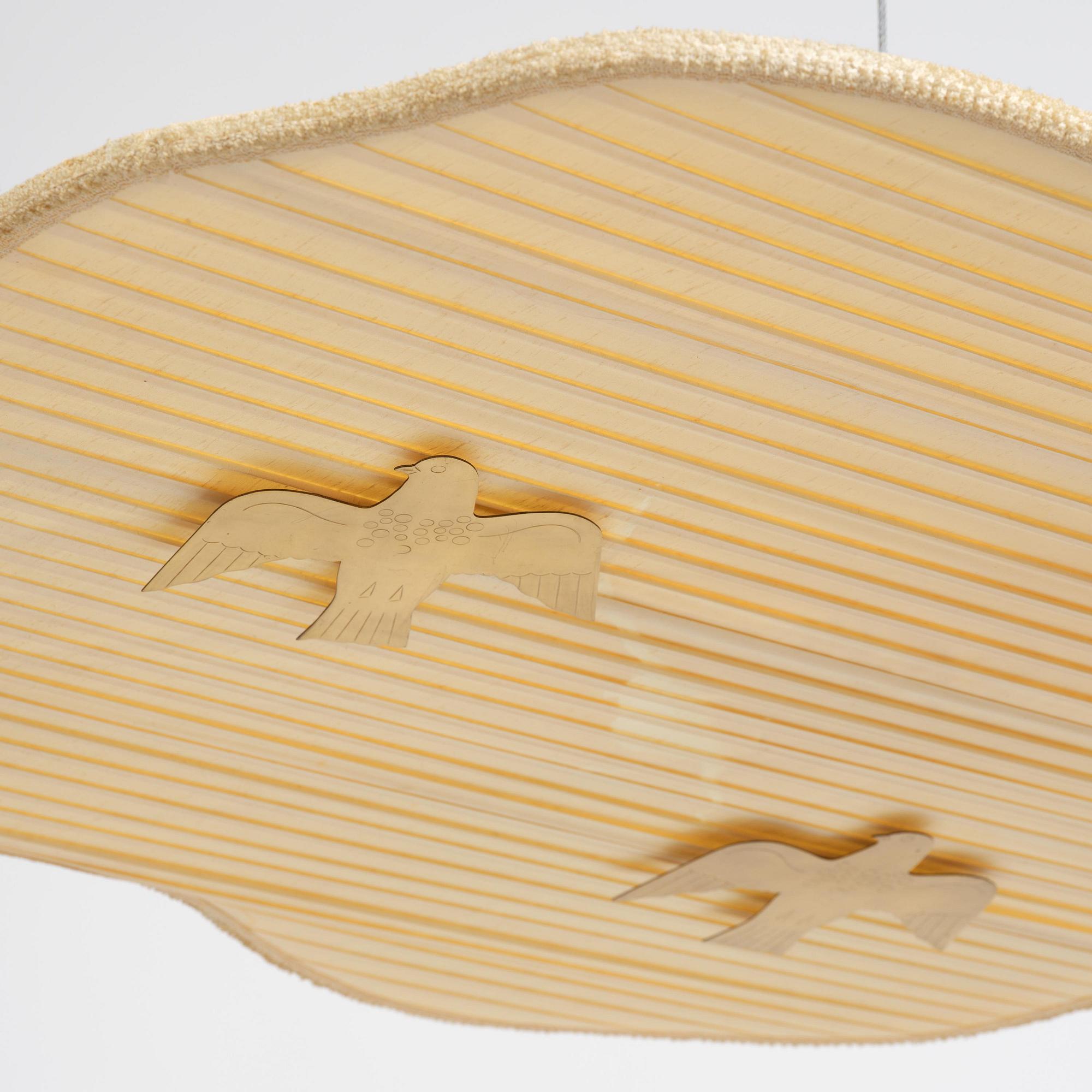 Hans Bergström, plafond, "Molnet", ateljé Lyktan, Åhus, 1940-50-tal.