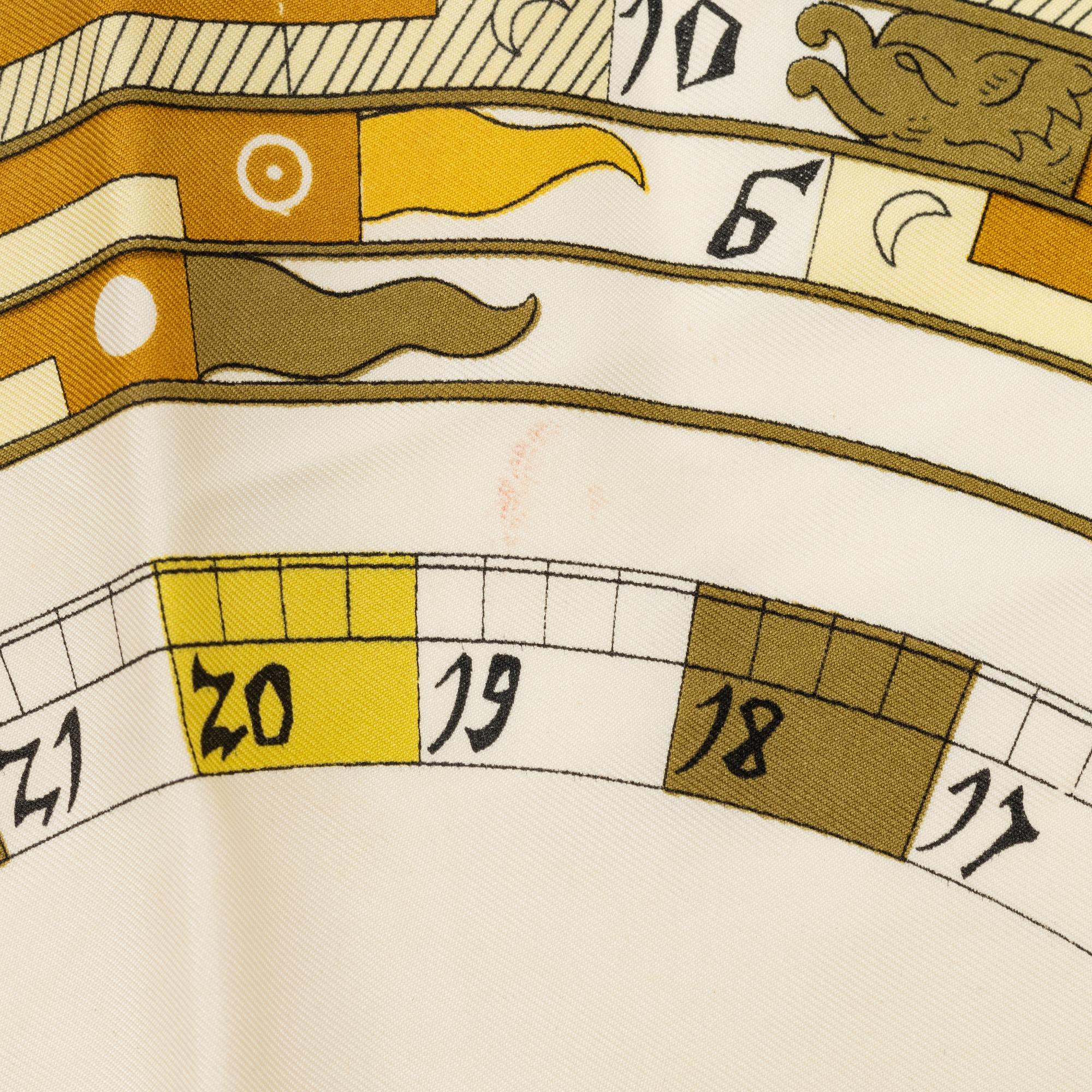 Hermès, scarf, "Dies et Hore"/"Astrologie".