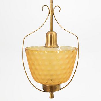 Ceiling lamp, Swedish Modern, 1940s.