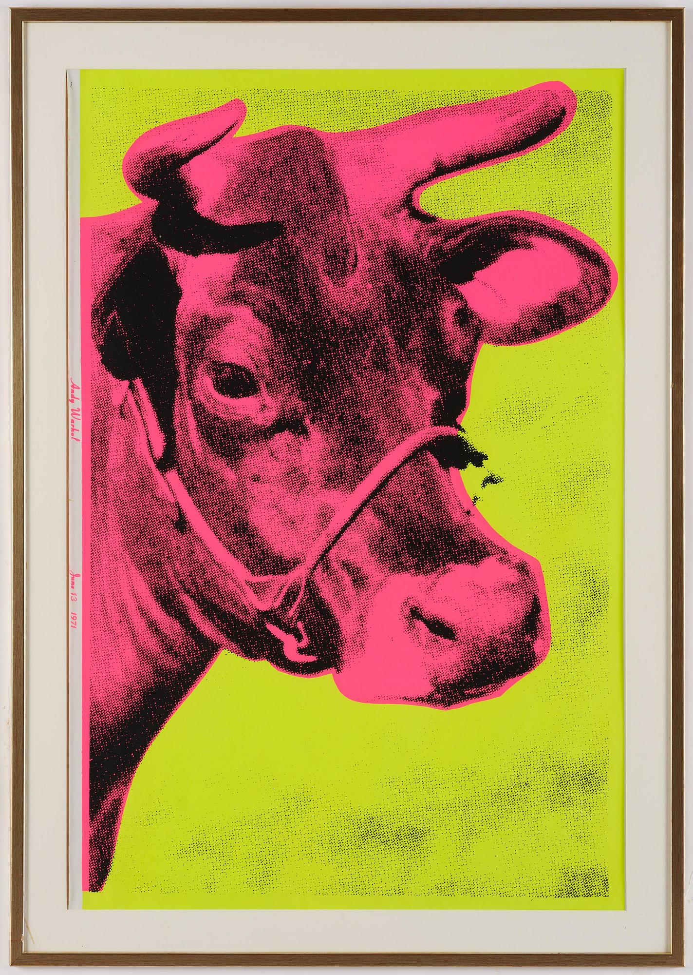 Andy Warhol, "Cow".