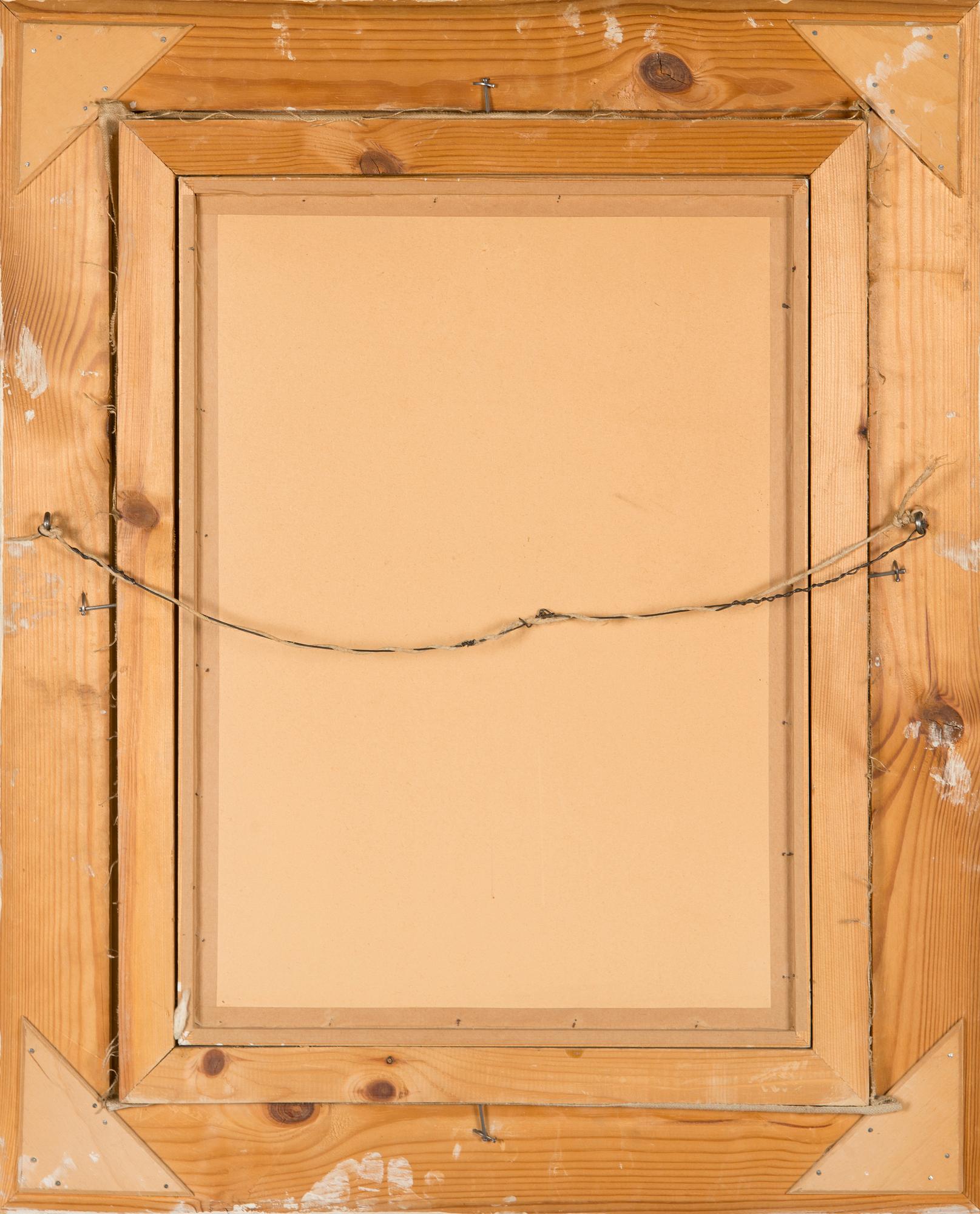 Juho Rissanen, akvarell, signerad och daterad 1923.